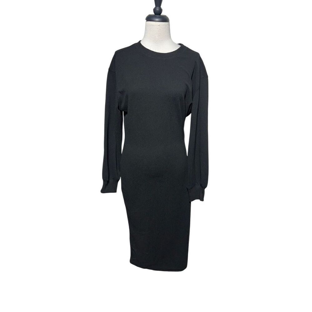 Little Black Dress Form Fitting Sexy Long Sleeve Dress Size Medium